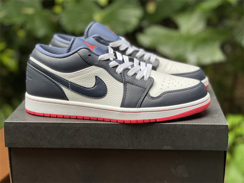 Pure original_ Air Jordan 1 Low. Midnight blue gang_ goods number_ 553558 481. Full code replenishment_ 36_46-204e342c